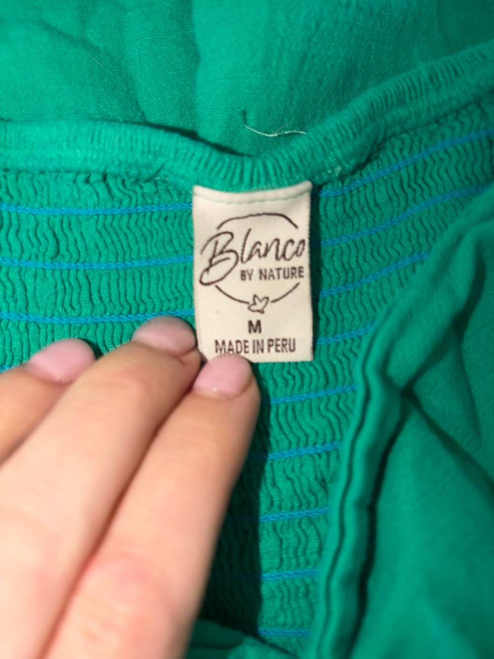 Blanco By Nature Zoey Dress in Emerald Green - Picture 6 of 6